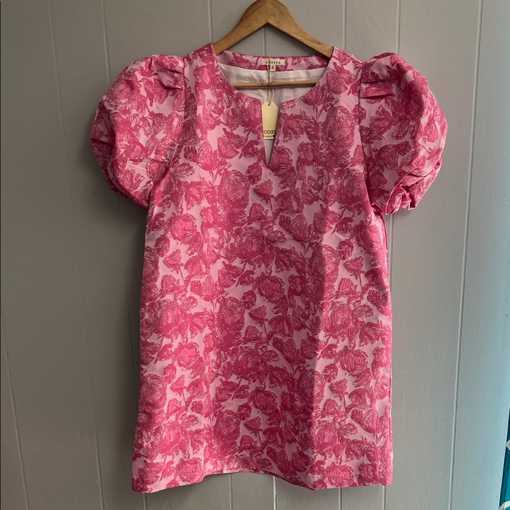 NWT Jodifl Dress Large Pink